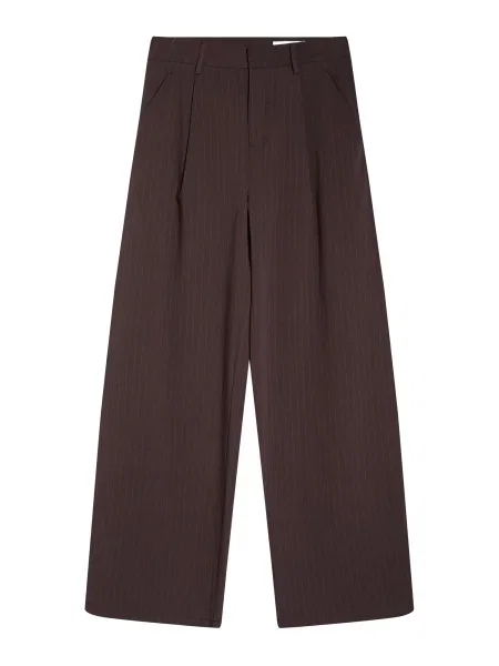 Bershka Pantaloni cutați maro alb