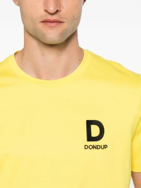 Tricou Dondup cu imagine galben
