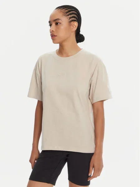 Reebok T-Shirt μπεζ
