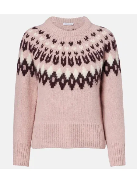 Pulover Veronica Beard de lână roz
