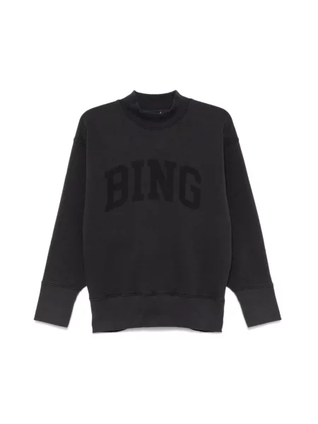 Bluza sportowa Anine Bing z nadrukiem czarna