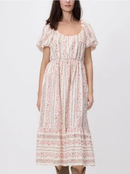 Reserved Rochie maxi multicolor