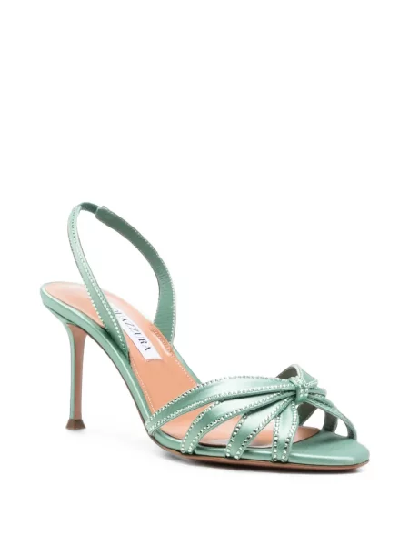 Sandale Aquazzura slingback verde