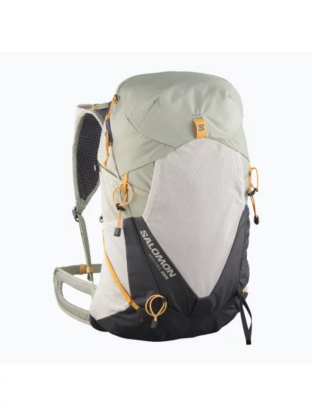 Plecak turystyczny Salomon Aerotrek 28 l S-M seagrass/silver cloud/nine iron zielony