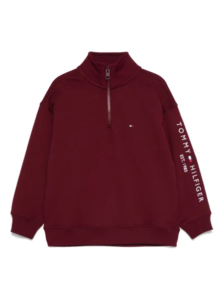 Bluza rozpinana dziecięca Tommy Hilfiger czerwona