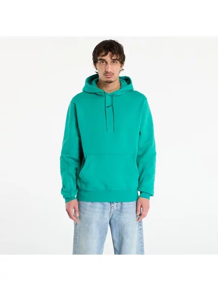 Hanorac cu glugă Nike din fleece negru