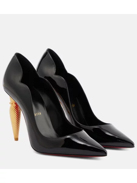 Pantofi cu toc Christian Louboutin din piele negru