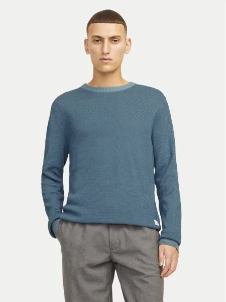 Jack&Jones Pulover Globe albastru