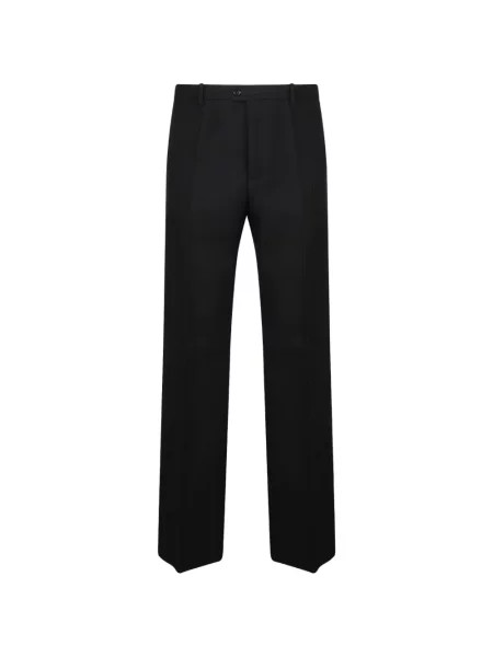 Pantaloni Jil Sander de lână negru