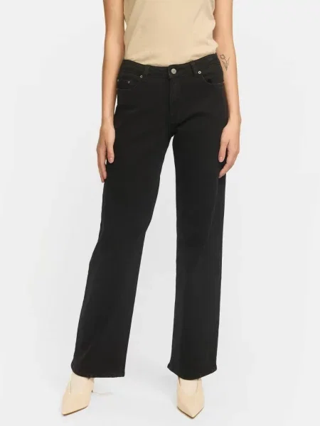 Soft Rebels Jeans denim negru