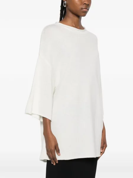 Krótki sweter Viktoria Chan biały