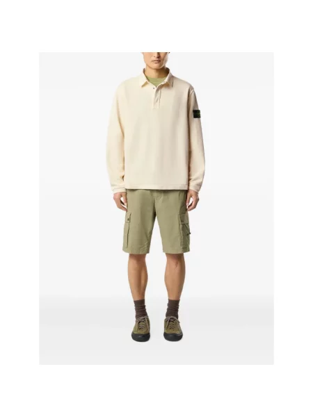 Koszulka polo Stone Island z kamieniami beżowa