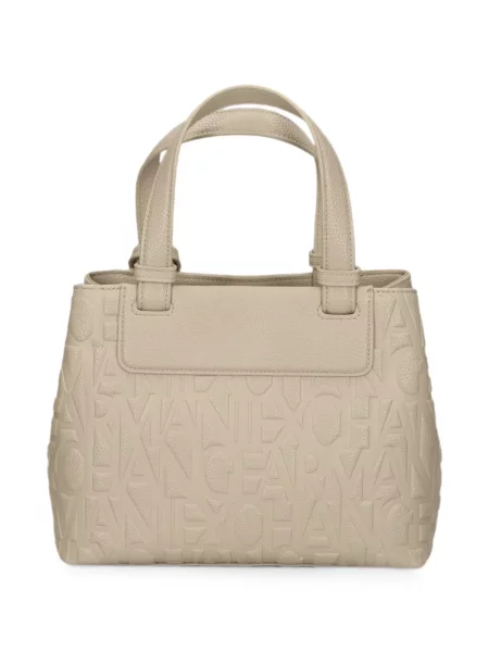 Geantă shopper Armani Exchange cu autograf