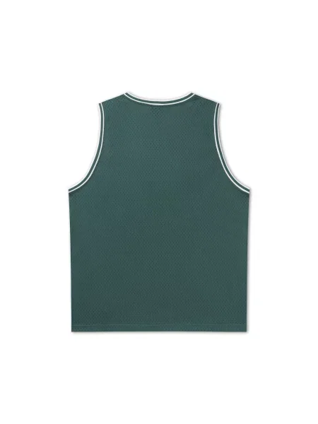 Sport top verde pin alb