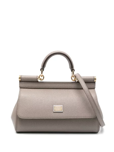 Geantă Dolce & Gabbana Sicily maro
