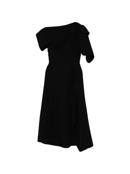 Rochie midi Maticevski până la genunchi de costum negru