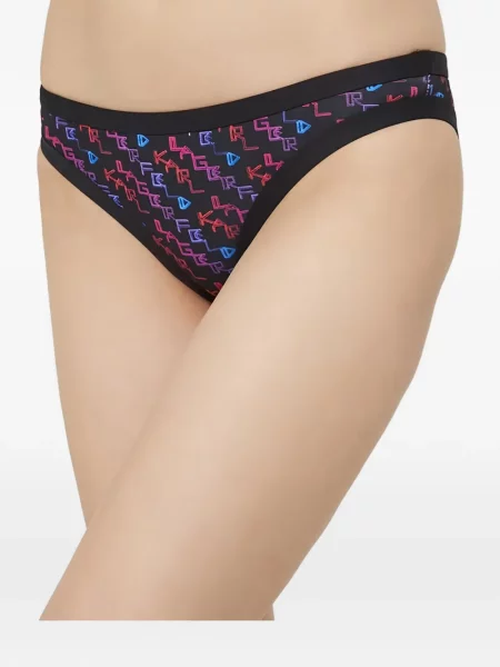 Bikini Karl Lagerfeld cu imagine negru