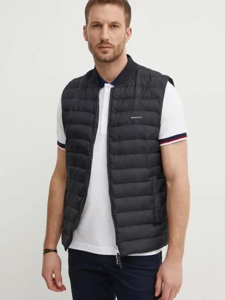 Gant Vestă elegantă negru