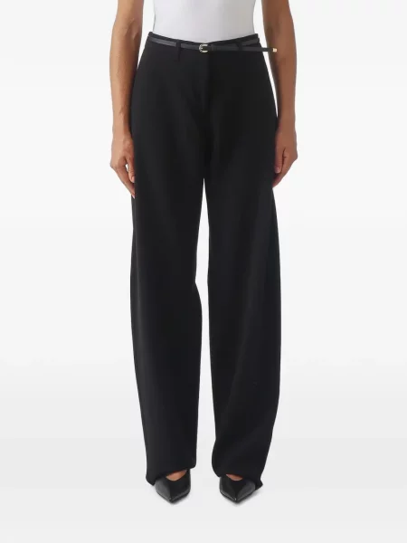 Cu centură pantaloni Max Mara negru