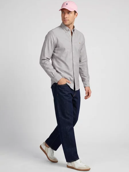 Košeľa Polo Ralph Lauren keper hnedá