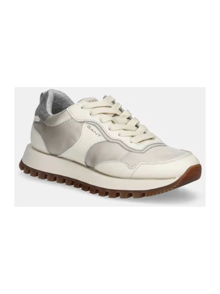Sneakersy Gant skórzane beżowe