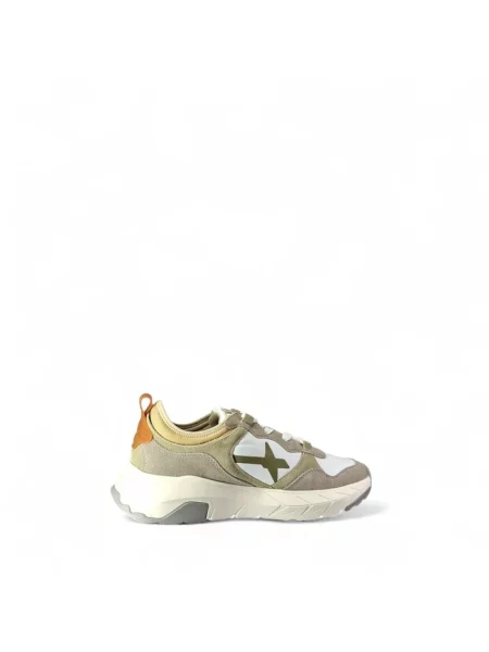 Sneakersy W6yz skórzane zielone
