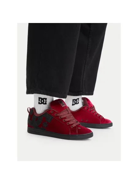 Sneakers DC Shoes EO-COURT GRAFFIK LE Vișiniu