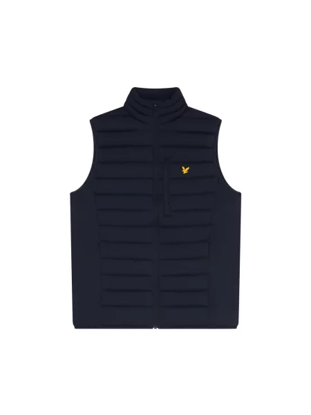 Kamizelka Lyle & Scott pikowana niebieska