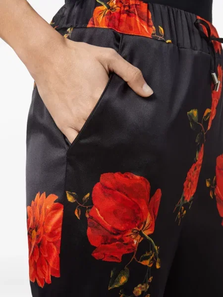 Pantaloni Philipp Plein cu autograf negru