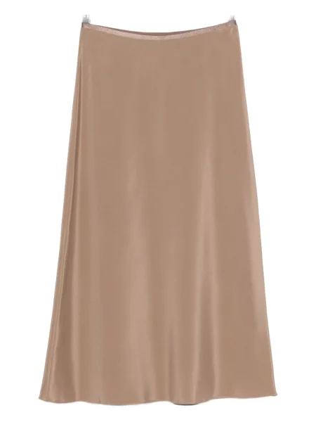 Fustă midi Max Mara până la genunchi bej