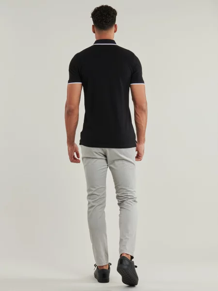 Polo majica Jack & Jones crna