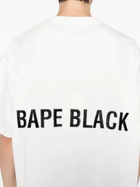 Μπλούζα Bape Black *a Bathing Ape® με κέντημα λευκό
