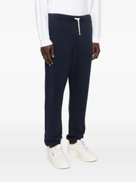 Pantaloni Autry cu broderie albastru