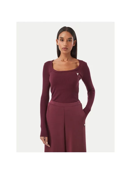 Guess Блузка Бордовий Slim Fit
