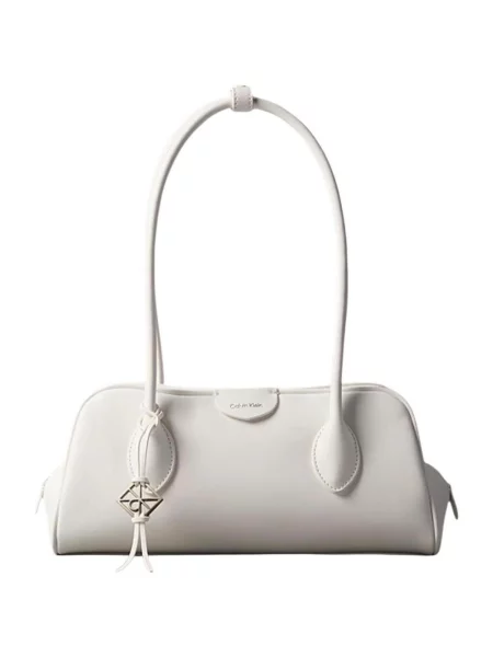 Kabelka Calvin Klein Emblem Trio Shoulder Bag biela