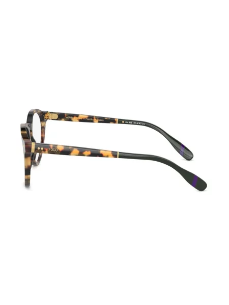 Ochelari de soare Polo Ralph Lauren cu imprimeu geometric negru