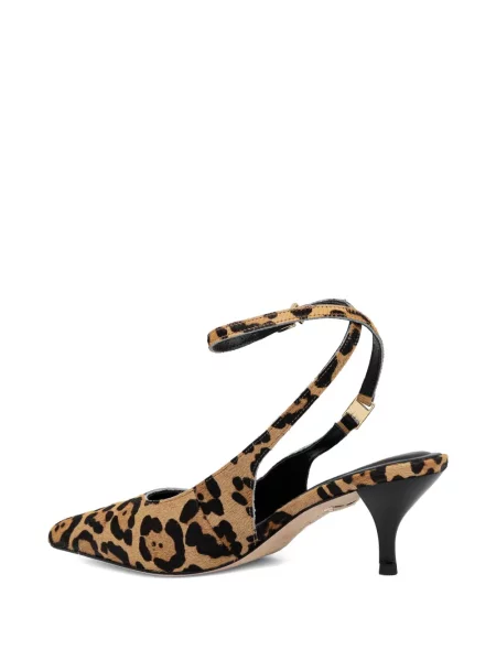 Pantofi cu toc Marciano cu model leopard maro