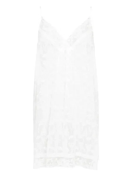 Rochie mini Eres scurtă de costum alb