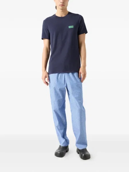 Tricou American Vintage retro albastru
