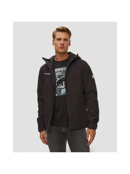 Zateplená Bunda Mammut Linard Hs Thermo Hooded Jacket V Barvě černé