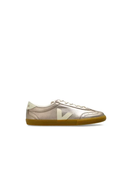 Sneakersy Veja Volley skórzane żółte