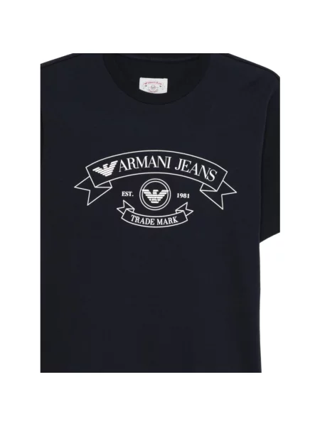 Koszulka Emporio Armani niebieska