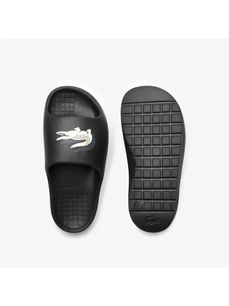 Lacoste Klapki Serve Slide czarne