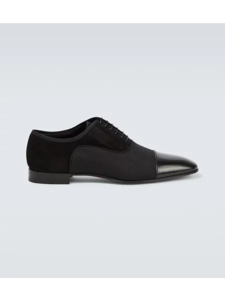Oxford Christian Louboutin din piele negru