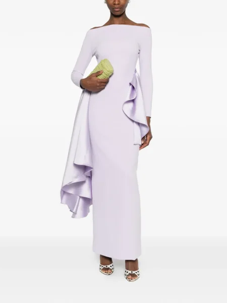 Maksi sukienka maxi Solace London garniturowa fioletowa