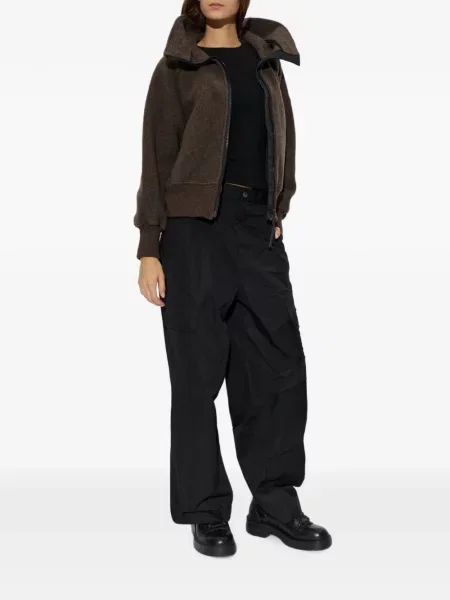 Geacă Canada Goose cu glugă maro