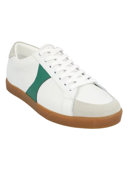 Sneakersy Céline sznurowane koronkowe białe