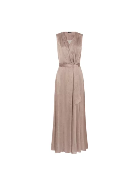 Jedwabna sukienka Kiton różowa