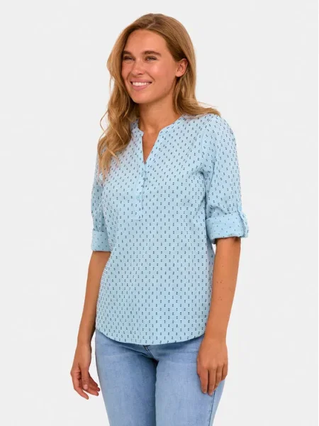 Kaffe Cămașă Silona albastru