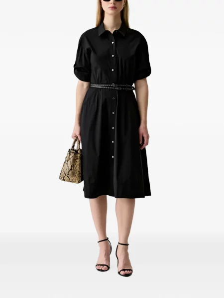 Rochie tip cămașă Dkny negru